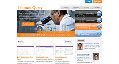 Desktop Screenshot of immunoquery.com